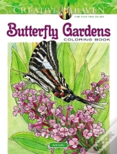 Creative Haven Butterfly Gardens Coloring Book