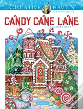 Creative Haven Candy Cane Lane Coloring Book