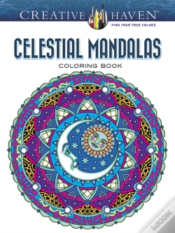 Capa do artigo Creative Haven Celestial Mandalas Coloring Book
