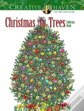 Creative Haven Christmas Trees Coloring Book