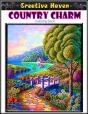 Creative Haven Country Charm Coloring Book - Preview