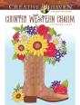 Creative Haven Country Western Charm Coloring Book - Preview