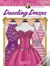 Creative Haven Dazzling Dresses Coloring Book