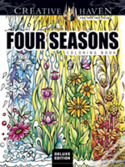 Creative Haven Deluxe Edition Four Seasons Coloring Book