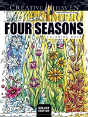 Creative Haven Deluxe Edition Four Seasons Coloring Book - Preview