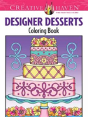 Creative Haven Designer Desserts Coloring Book - Preview