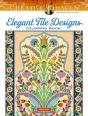 Creative Haven Elegant Tile Designs Coloring Book - Preview