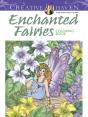 Creative Haven Enchanted Fairies Coloring Book - Preview