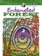 Creative Haven Entangled Forest Coloring Book - Preview