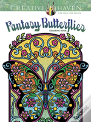 Creative Haven Fantasy Butterflies Coloring Book