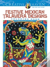 Capa do artigo Creative Haven Festive Mexican Talavera Designs Coloring Book