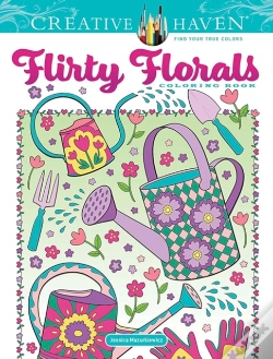 Capa do artigo Creative Haven Flirty Florals Coloring Book