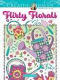 Creative Haven Flirty Florals Coloring Book - Preview