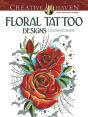 Creative Haven Floral Tattoo Designs Coloring Book - Preview