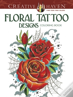 Capa do artigo Creative Haven Floral Tattoo Designs Coloring Book