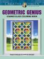Creative Haven Geometric Genius Stained Glass Coloring Book - Preview