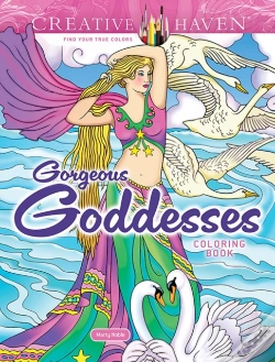 Capa do artigo Creative Haven Gorgeous Goddesses Coloring Book