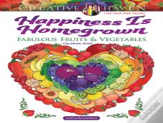 Creative Haven Happiness Is Homegrown Coloring Book