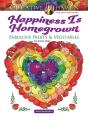 Creative Haven Happiness Is Homegrown Coloring Book - Preview
