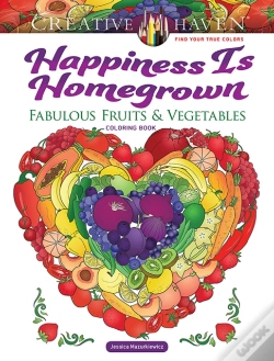 Capa do artigo Creative Haven Happiness Is Homegrown Coloring Book