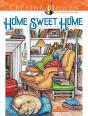 Creative Haven Home Sweet Home Coloring Book - Preview