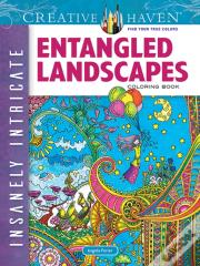 Creative Haven Insanely Intricate Entangled Landscapes Coloring Book