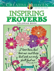 Creative Haven Inspiring Proverbs Coloring Book