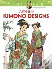 Creative Haven Japanese Kimono Designs Coloring Book