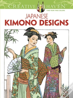 Capa do artigo Creative Haven Japanese Kimono Designs Coloring Book
