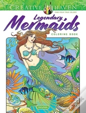 Creative Haven Legendary Mermaids Coloring Book