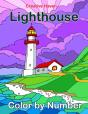 Creative Haven Lighthouse Color By Number - Preview