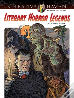 Capa do artigo Creative Haven Literary Horror Legends Coloring Book