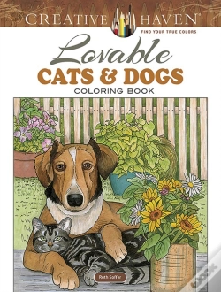 Capa do artigo Creative Haven Lovable Cats And Dogs Coloring Book