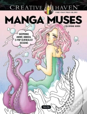 Creative Haven Manga Muses Coloring Book