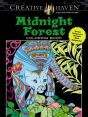 Creative Haven Midnight Forest Coloring Book - Preview