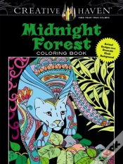 Capa do artigo Creative Haven Midnight Forest Coloring Book