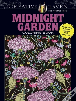 Capa do artigo Creative Haven Midnight Garden Coloring Book