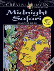 Creative Haven Midnight Safari Coloring Book