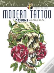 Creative Haven Modern Tattoo Designs Coloring Book
