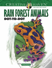 Creative Haven Rain Forest Animals Dot-To-Dot
