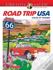 Creative Haven Road Trip Usa Color By Number