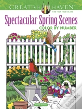Creative Haven Spectacular Spring Scenes Color By Number