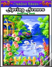 Creative Haven Spring Scenes Coloring Book