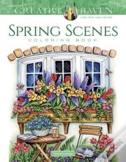 Creative Haven Spring Scenes Coloring Book
