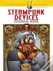 Capa do artigo Creative Haven Steampunk Devices Coloring Book