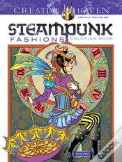 Capa do artigo Creative Haven Steampunk Fashions Coloring Book
