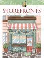 Creative Haven Storefronts Coloring Book - Preview