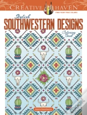 Capa do artigo Creative Haven Stylish Southwestern Designs Coloring Book