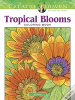 Capa do artigo Creative Haven Tropical Blooms Coloring Book