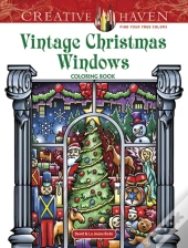 Creative Haven Vintage Christmas Windows Coloring Book